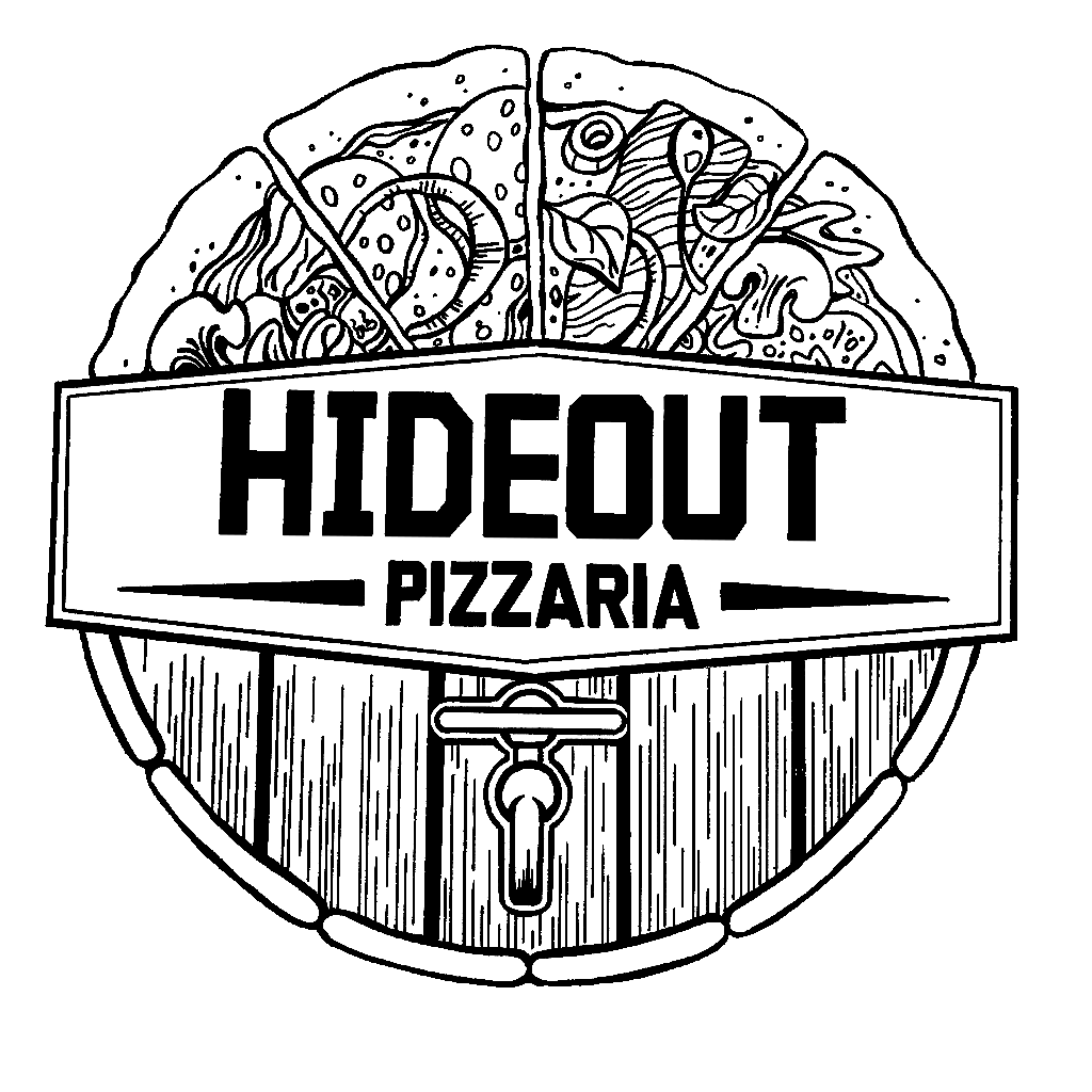 Hideout Pizzaria logo